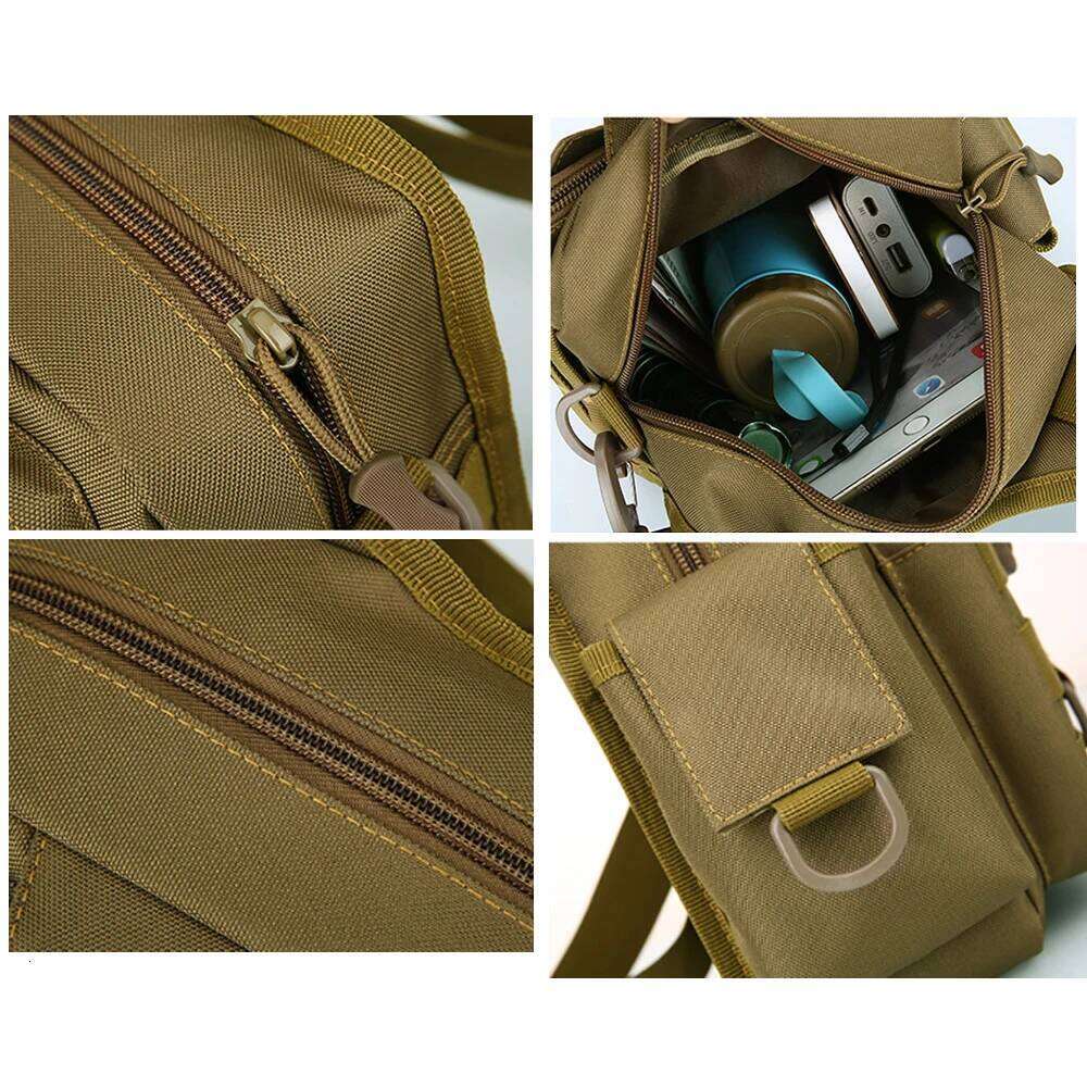 USB Multifunction Men's Tactical Sling Shoulder Men Outdoor Sport Messenger For Military Crossbody Camouflage Bag X116D