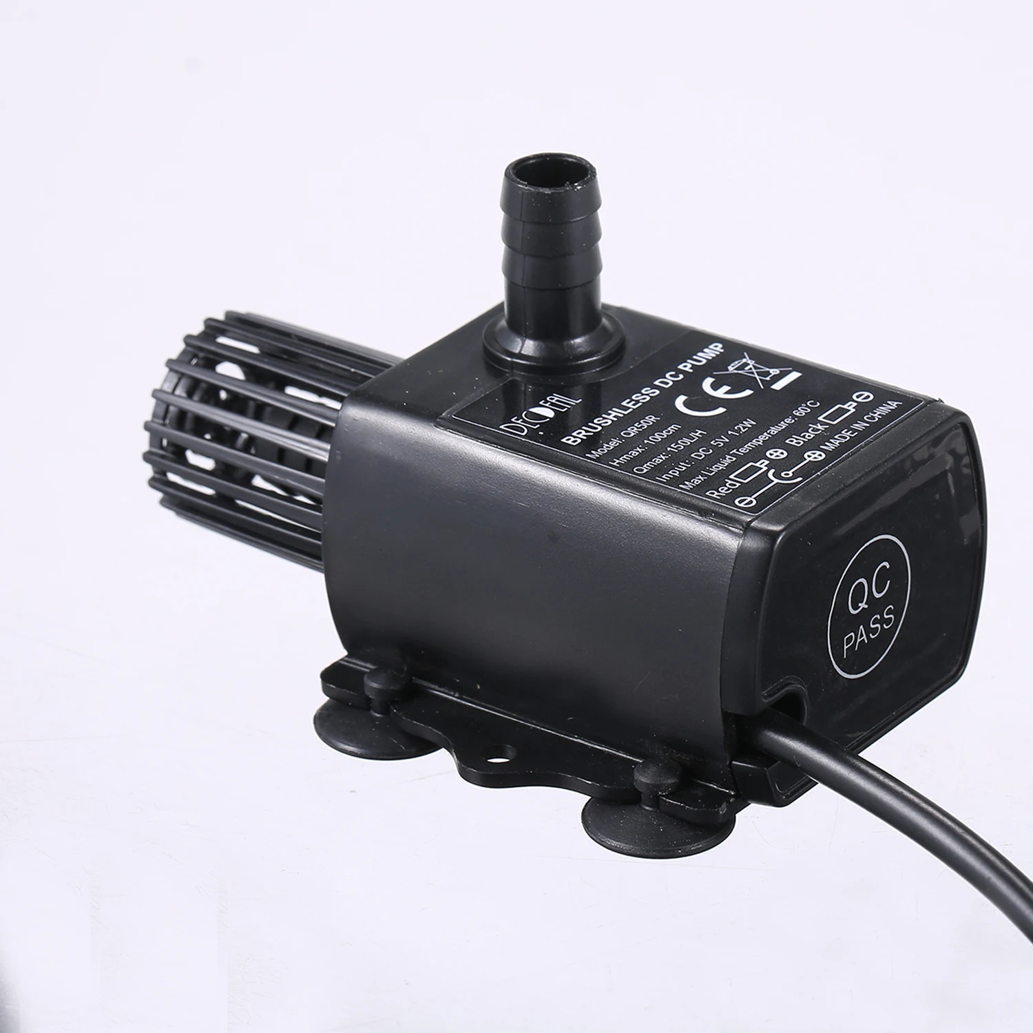 DC 5V Fountain Pump USB Brushless Water Oil Pump Micro Brushless Submersible Pond Fountain Pump 150L/H 1.2W Lift 3.28ft 250523