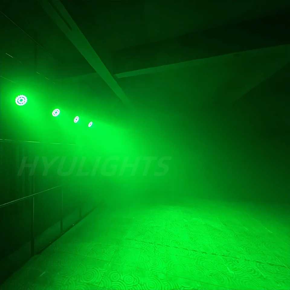 Aluminum LED Par light 24x18W RGBWA UV 6in1 Stage Light Profession KTV DJ Wash LightXJ250527