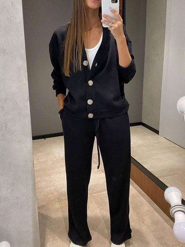 2025 Autumn Winter New Casual Sports Suit Cardigan Top Women's Fashion