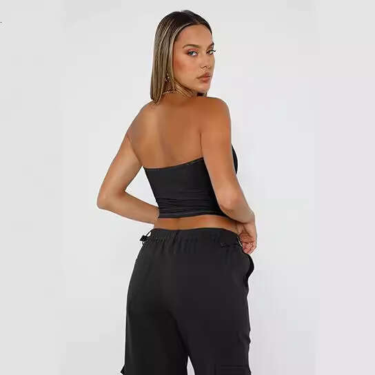 Strapless Inner Pure Desire Sexy Top Summer Outer Wear Pullover Vest Slim Fit Women's Clothing
