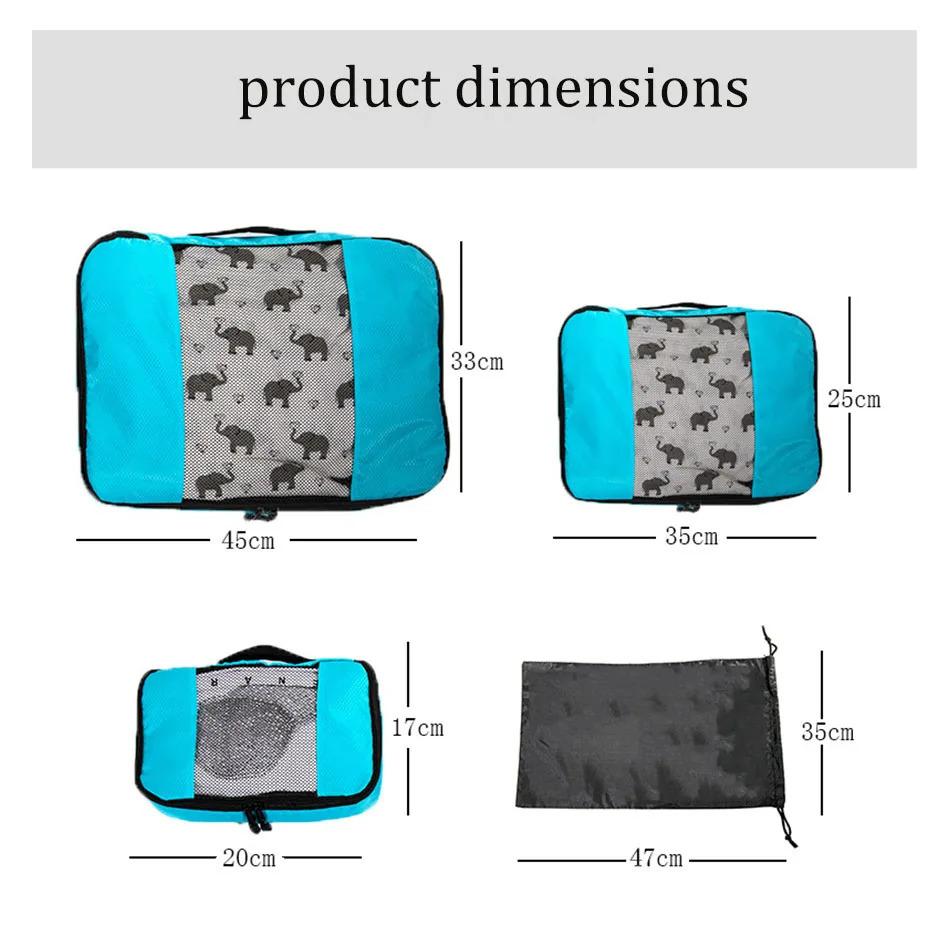 Travel Storage Bag Luggage Organizers Travel Packing Cubes Home Bedroom Whole Sorting Pouch Large Capacity Portable Storage Bag 250526