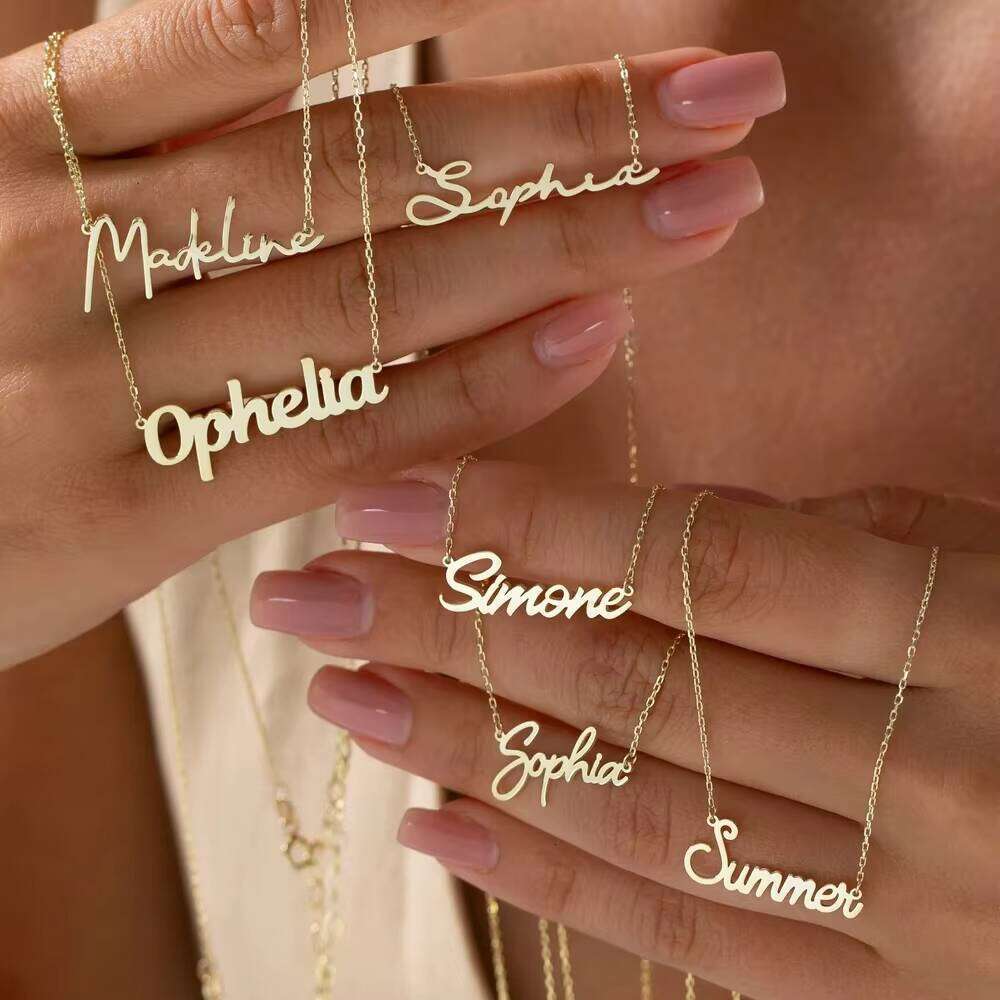Wholesale Jewelry Personalized Sterling Sier Custom Name Necklace