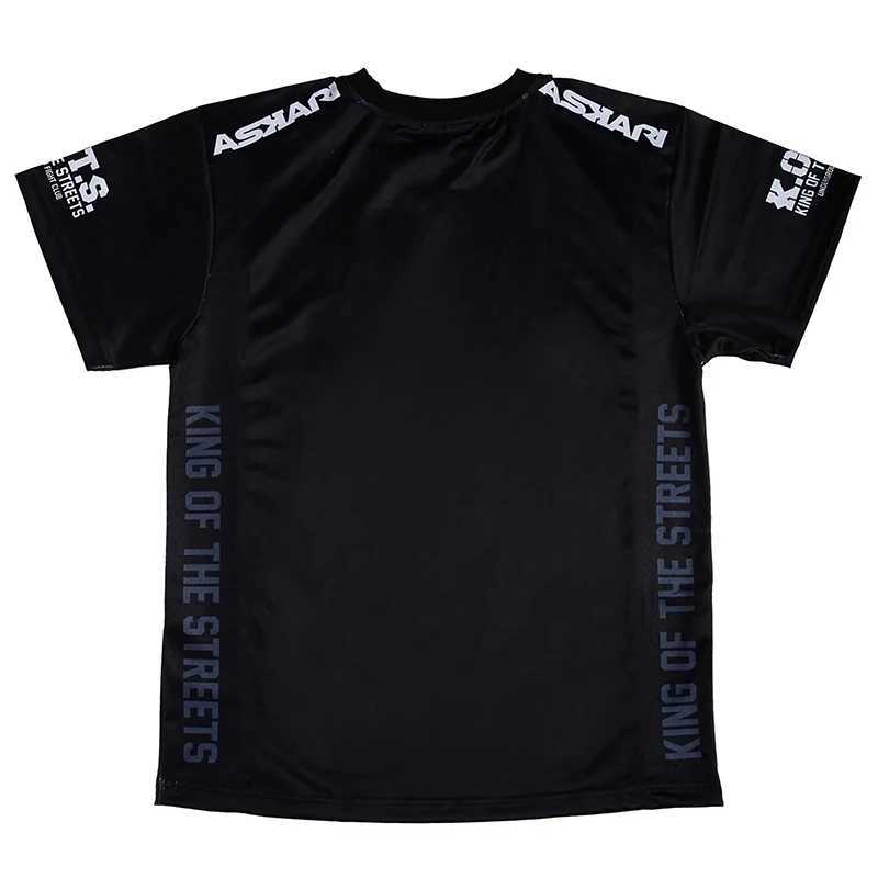 Boxing Fighting Match Design 3D Men Fitness Short Sleeve T-shirt Breathable Mesh Sports Tees For Male Outdoor Training Clothing Z250527
