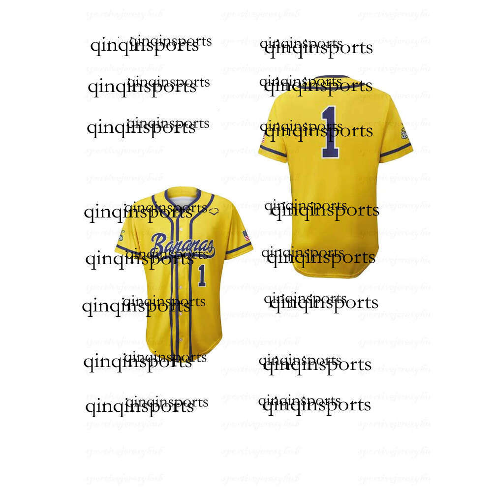 The Savannah Bananas Baseball Jersey Ball#1 Olson#8 Zack Phillips #29 RAC#15 Andy Archer #24 Stilts #14 All ed For Men Women Youth
