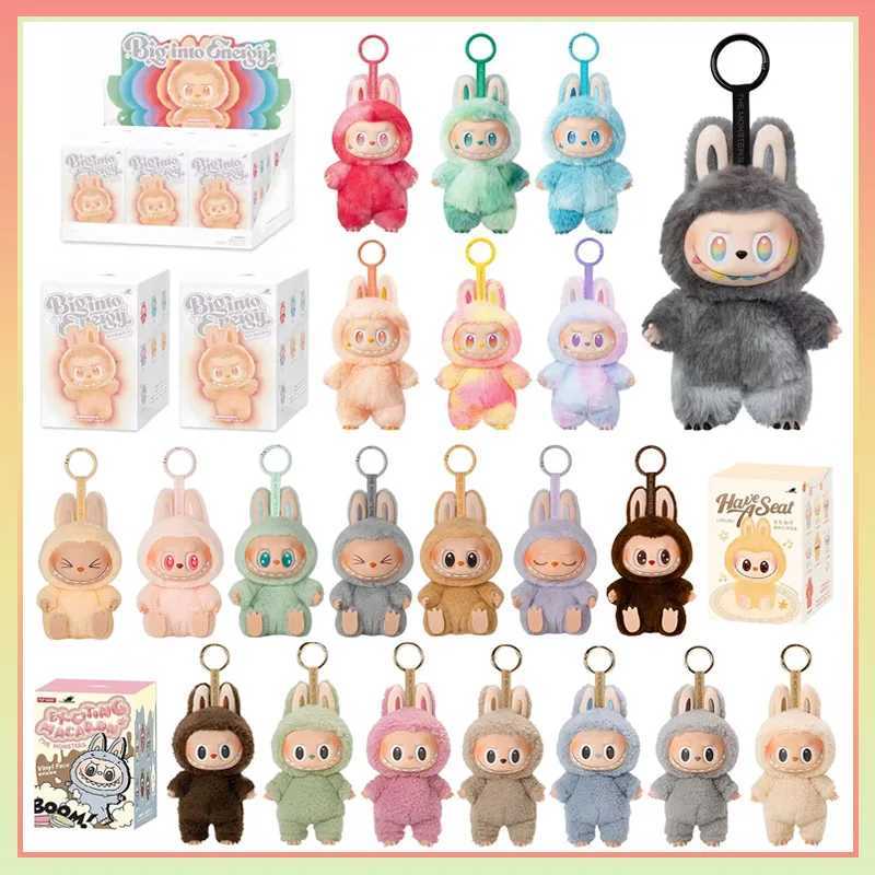 Labubu Monster Collection Series Blind Box Teddy Vinyl Toy Animated Character Face Doll Mystery Surprise Keychain Kids Gift M250528
