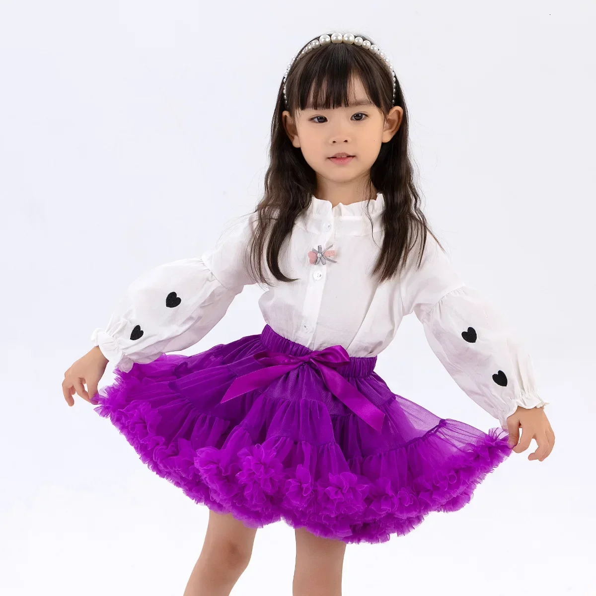 Tutu Skirt Baby Girl Skirts Princess Mini Pettiskirt Party Dance Rainbow Tulle Girls Clothes Children Clothing 250527