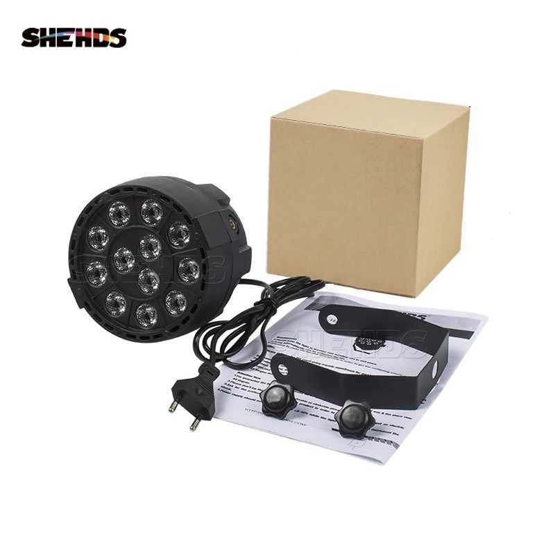 SHEHDS LED Par 12x3W RGBW Stage Light With DMX512 for Disco DJ Projector Machine Party DecorationXJ250527