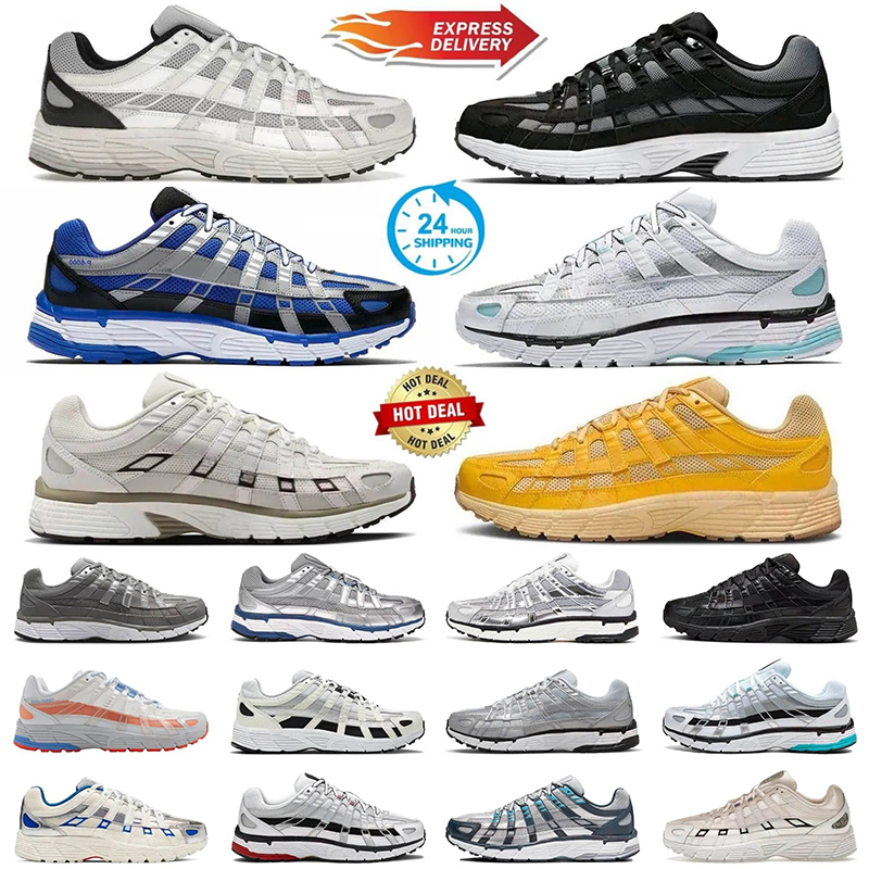 Designer Mens Running Shoes P6000 trainer P 6000 Anthracite Smoke Grey Shadow grey Silver Triple White man Women Sneakers Outdoor Sports Trainers Casual shoes