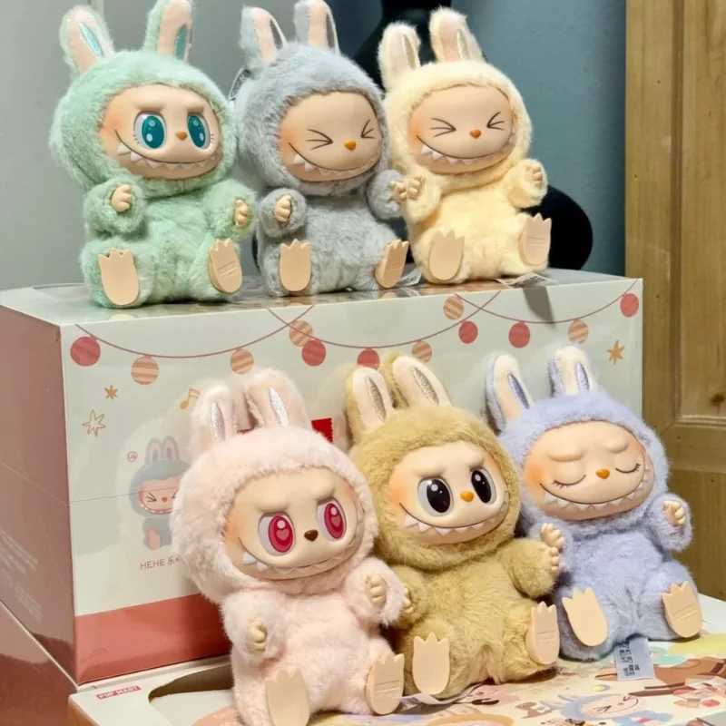 Genuine Labubu V2 Have A Seat Series 17cm The Monster Vinyl Pendant Doll Model Toy Cute Backpack Keychain Toys Birthday Gifts M250527