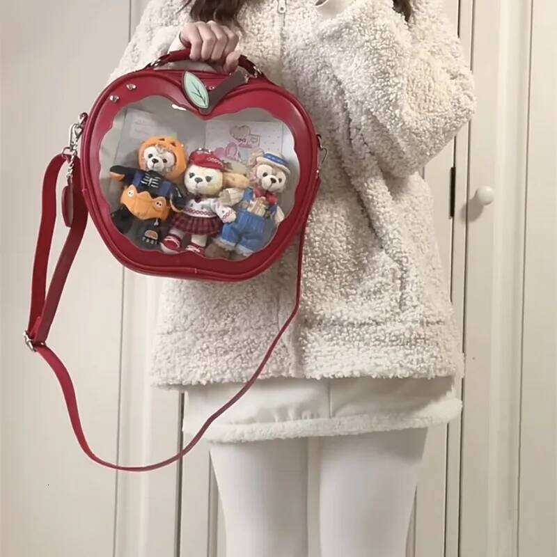 Hot Selling New Girl Haruku Niche Design Apple Crossbody Handbag Sweet Cute Ulzzang Ita Bag Y2k Backpack Preppy Style Itabag