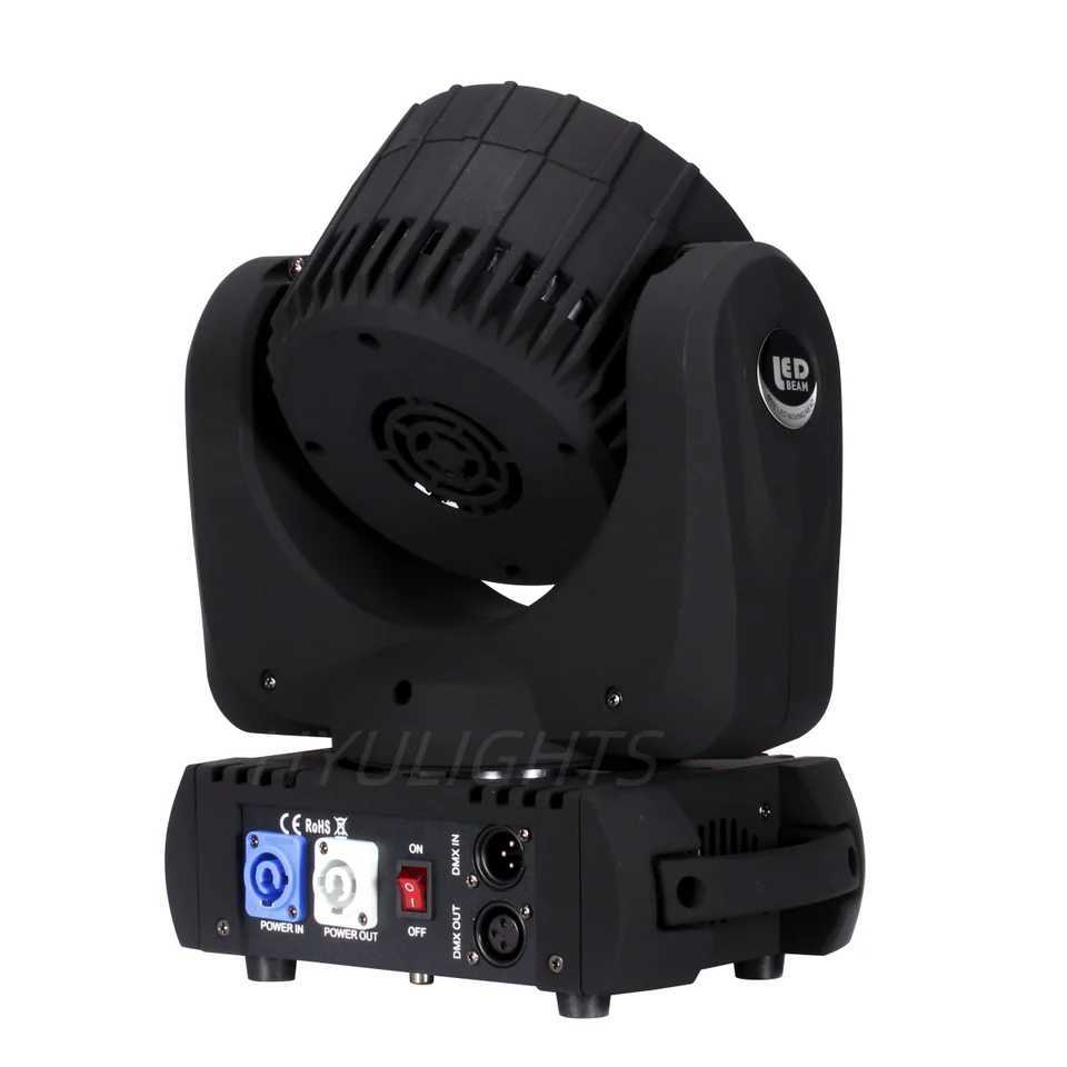 LED Beam Wash Moving Head Lights 12x12W RGBW 16.7 Million Colors 9/16 DMX Channels Disco Parties Show DJ StrobeXJ250527