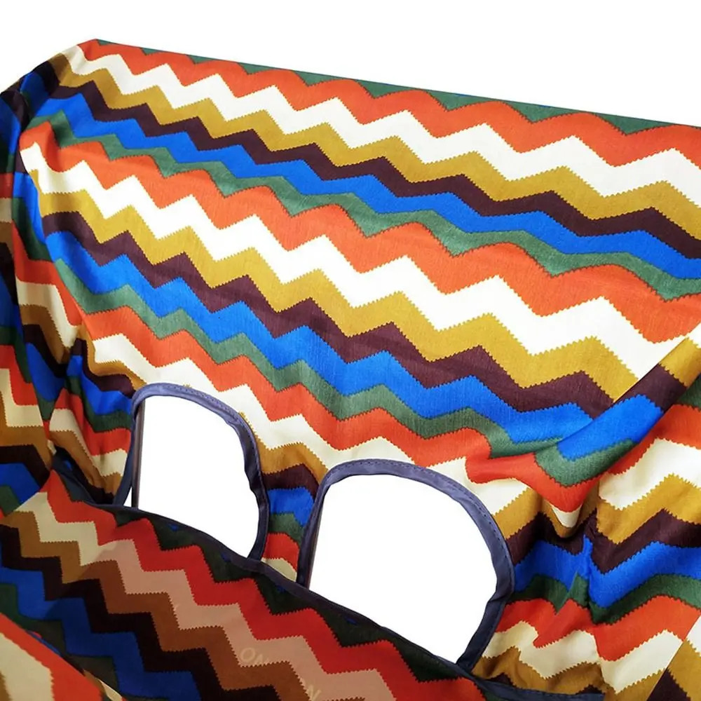 Useful Plane Antidirty Animal Waterproof Wave Pattern Baby Trolley Cover Kids Cushion Mat Shopping Cart Highchair 250527