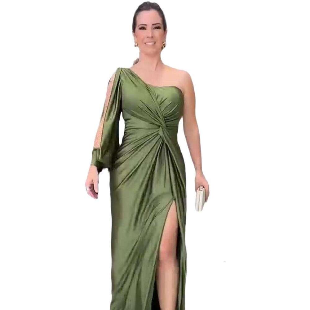 2025 Spring Fashion Evening Elegant Socialite Waist-Cinching Slim Fit Long Dress for Women