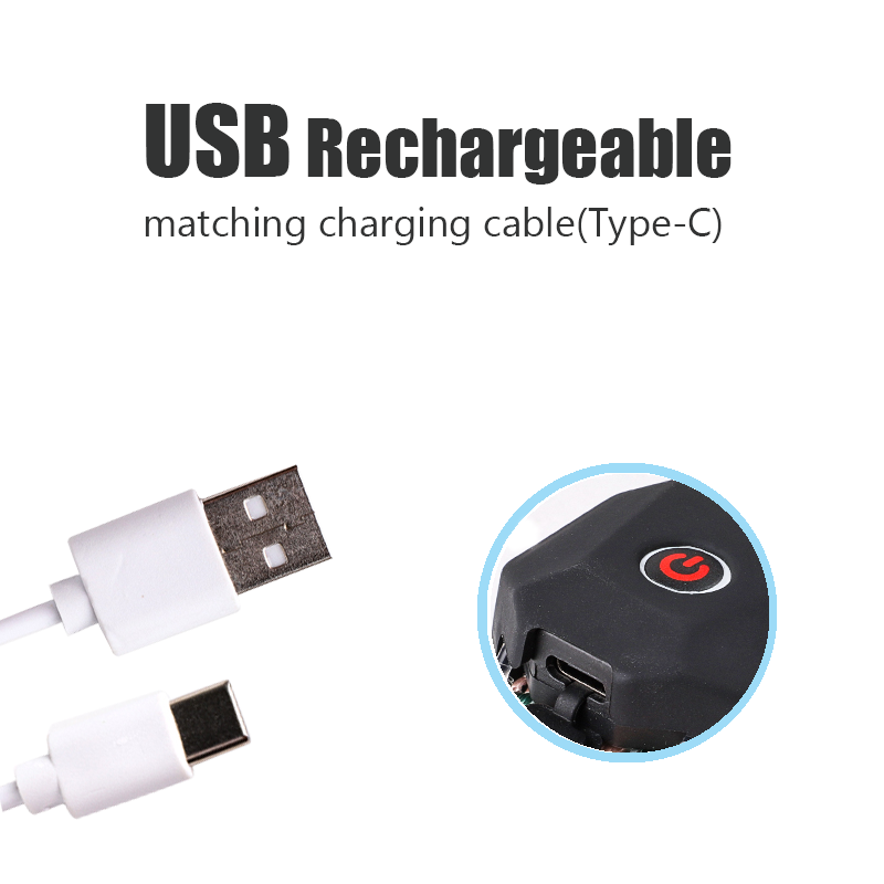 USB-Rechargeable Reflective Softlight LED Water Resistant Neoprene Dog Collar
