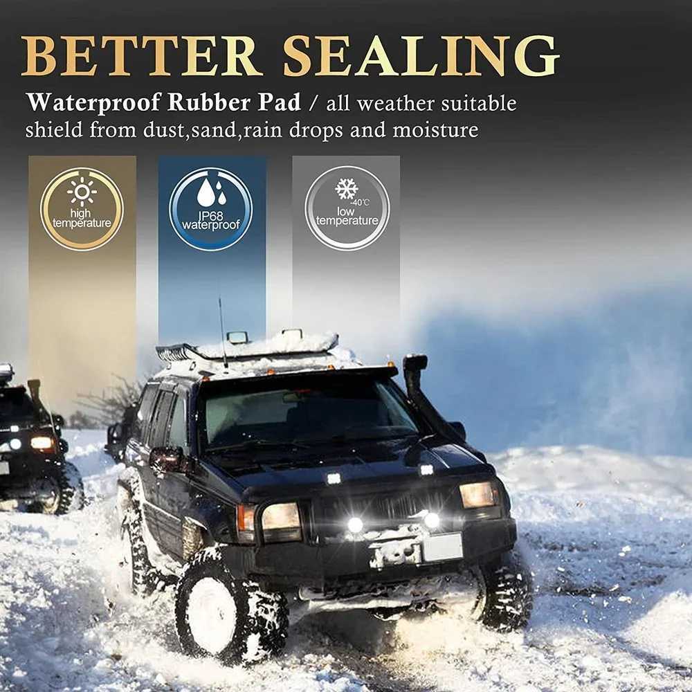 4inch 123W LED Bar Offroad 4X4 Spotlight 12V 24V Work Light Bar For Jeep Truck Car Tractor SUV ATV Barra LED HeadlightsXJ250527