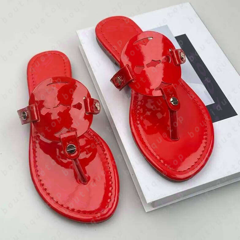 toryburcgs sandals Women toryburly sandals Miller Herringbone Flat Bottom Beach Shoe Toe Slippers Designer toryburchh sandals Summer Beach TB Brand Slipper 635