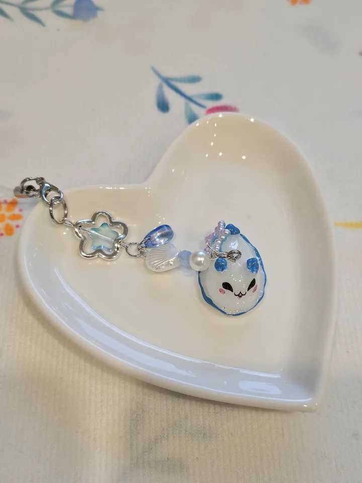 Sea Bunny Phone Charm Sea Bunny Keychain W250526
