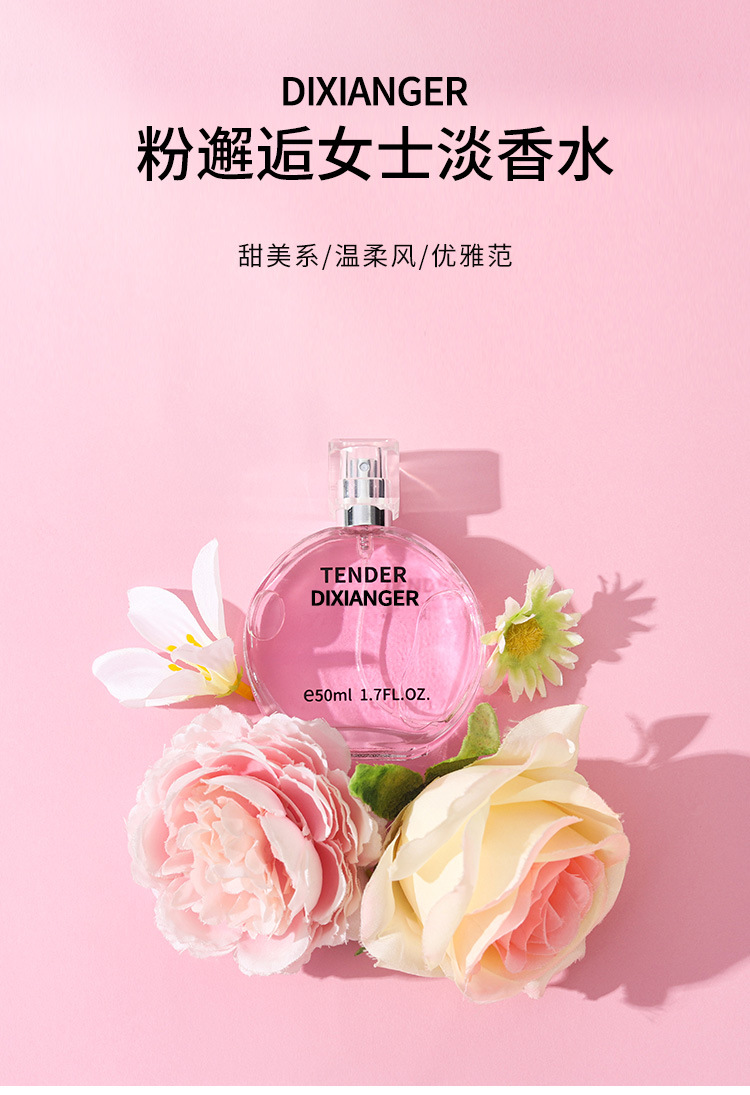 Elegant Womens Scent: Alluring Blend of Flowers and Fruits That Endures