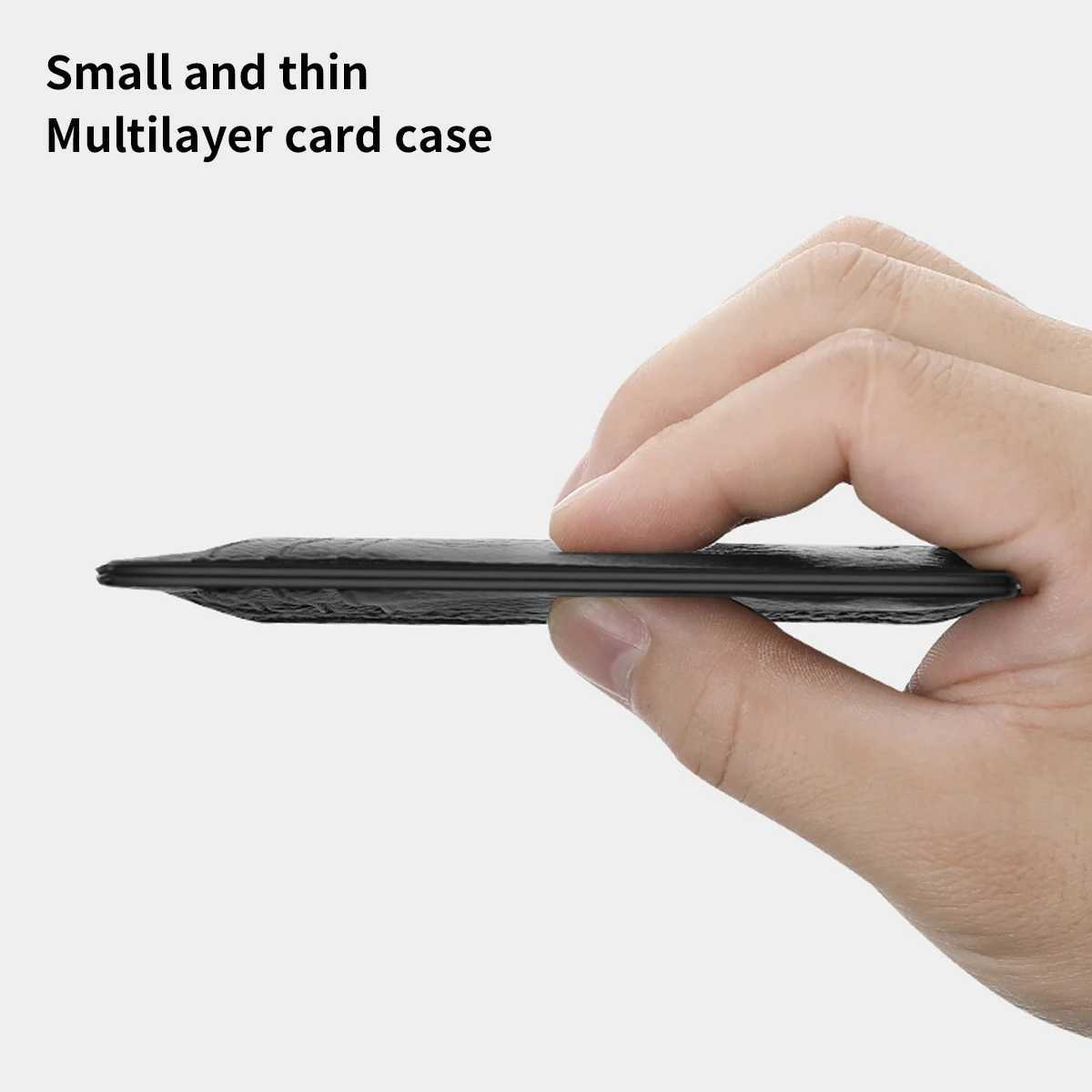PU Card Cover Large Capacity Ultra-thin Exquisite Simple Multi-card Coin Wallet ID Card or Bag Z250527