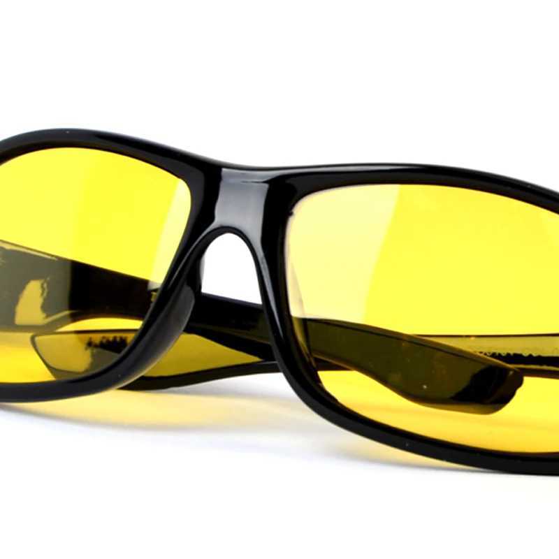 TAGION Hot Sale Polaroid Sunglasses Men Plastic Frame Retro Sun Glasses Night Vision Driving Eyewear Yellow Lenses Fishing Z250527