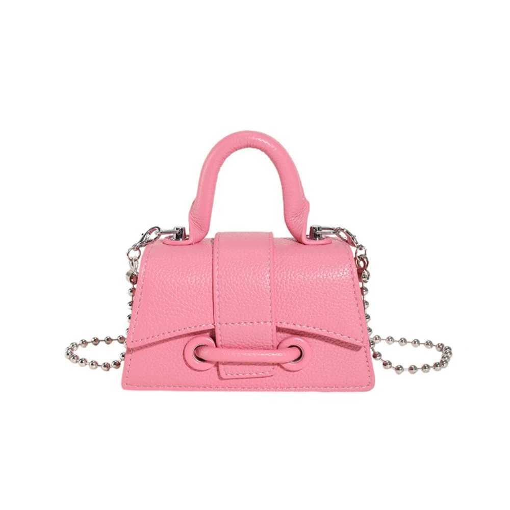 Women Mini Handbag Korean Style Chic Solid Texture Chain Crossbody Bag Ladies Summer High-Grade New Lipstick Commuter Bags W250527
