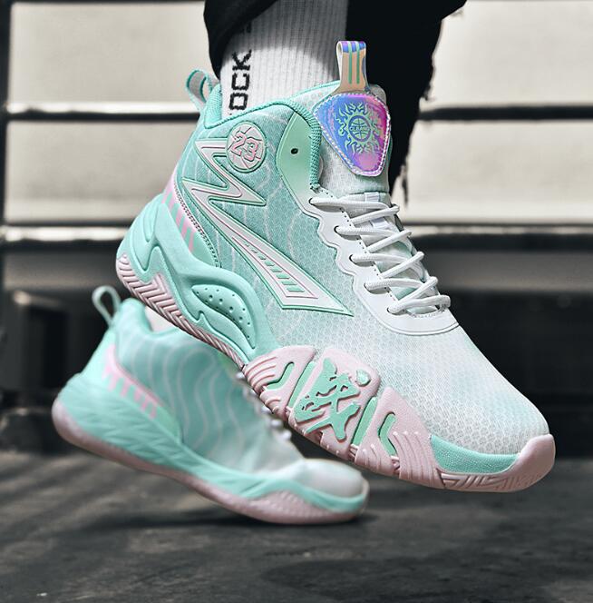 Basketball sneakers fission low top mens shoes new lightweight high rebound non-slip glow-in-the dark breathable sneakers Z 5.27-2