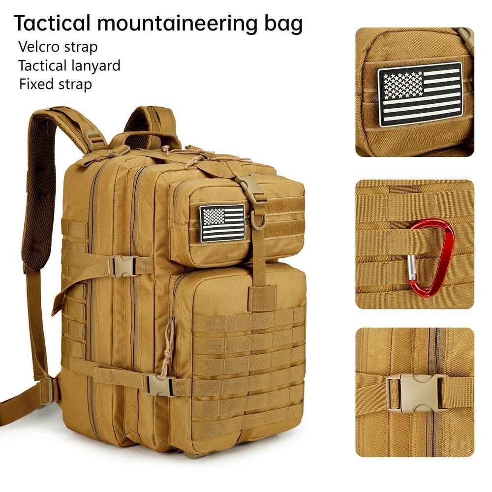 New Travel Tactical Large Capacity Oxford Cloth Backpack Men s Waterproof Outdoor Mountaineering Bag