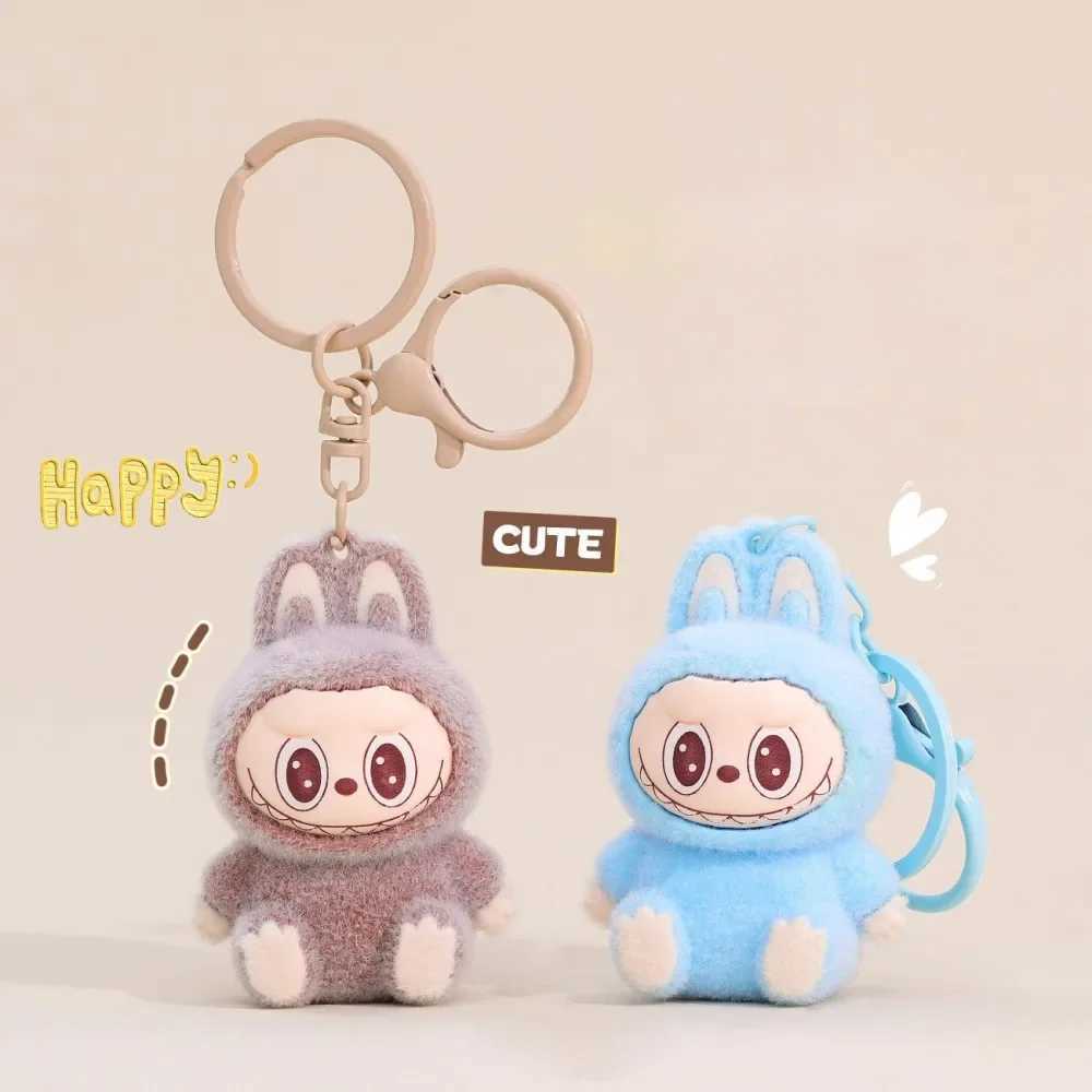 Labubu Keychain Blind Bag The Monsters Vinyl Face Doll Heart-Moving Blind Box Backpack Pendant Decoration Macaron Pendant Gift W250526