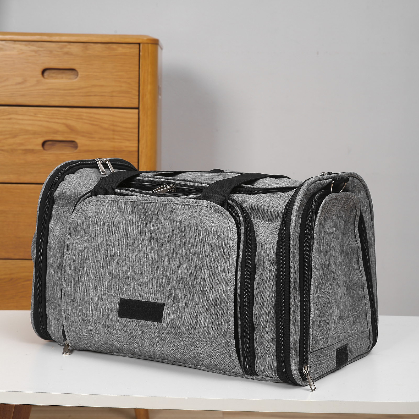 Pet Carrier Bag for Small Medium Cats Dogs Puppies up to 26 Lbs Steel Frame Dog Carrier pricacy-Oriented cat Carrier Collapsible pet Carrier for Easy 