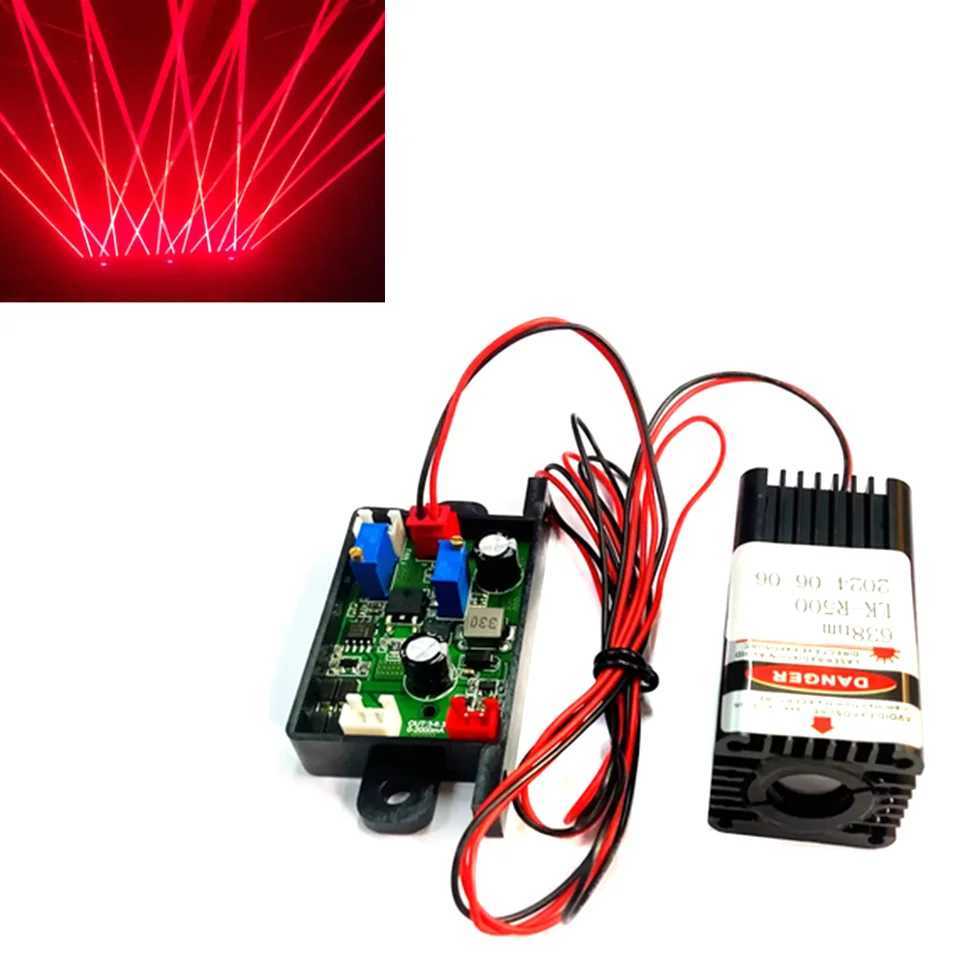 638nm 500mw Red Coarse Beam Laser Stage Light Module XJ250527