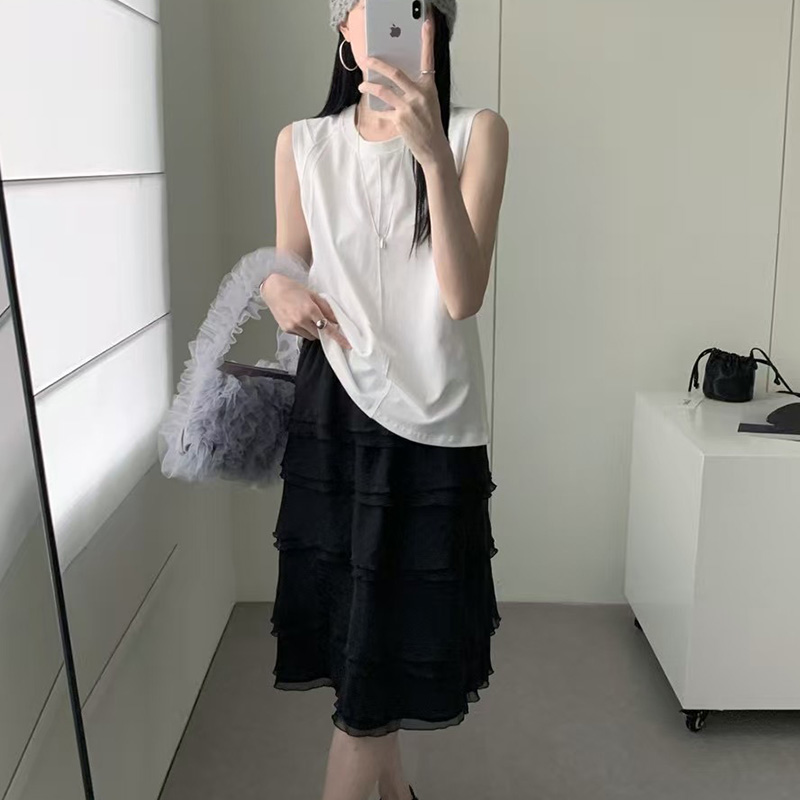 2025 New Fashion Casual Design Cake Dress 5418B