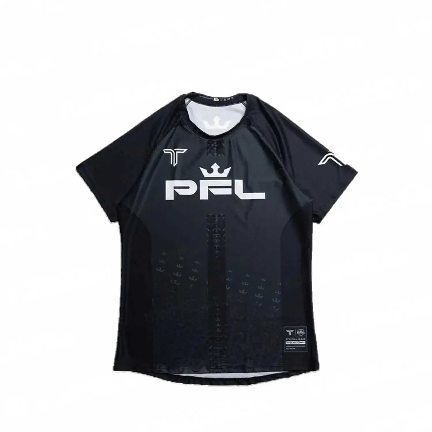 2024 New Adult Arrival Summer Sparring PFL Walk Out Raglan Short SLeeve supporter T-Shirt Oversized Boxing Z250527