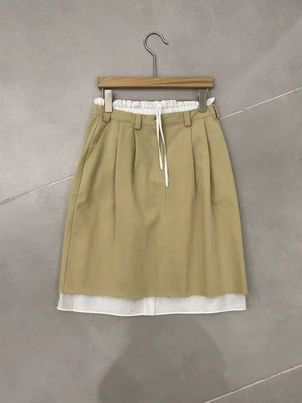 2025 New Casual Design Two Piece Short Skirt Halter Dress 5421B