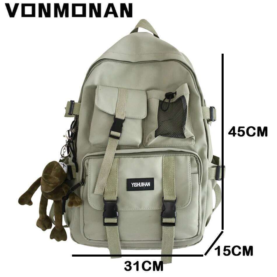 Women School Backpack Black Nylon Bagpack Female Anti Theft Rucksack Casual Lady Travel Bag Korean Back Pack Mochila