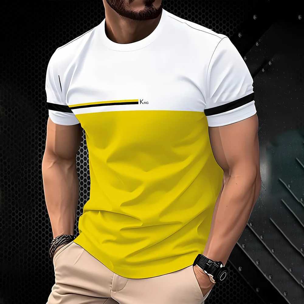 2025 Spring Summer Mens Casual T-Shirt Plus Size Simple O-Neck Short Sleeve Clothing Outdoor Breathable 3D Printed T-Shirts Top Z250527