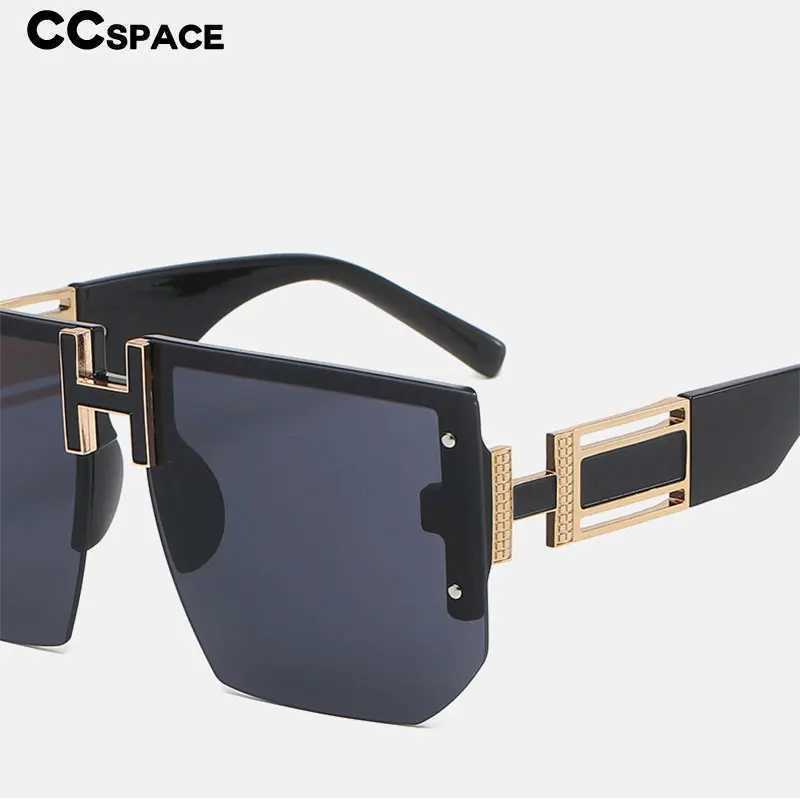 Luxury Brand Design Rimless Sunglasses Women Fashion Large Size Sqaure Gradient Suneyeglass Outdoors Casual Sunscreen #53983 Z250527