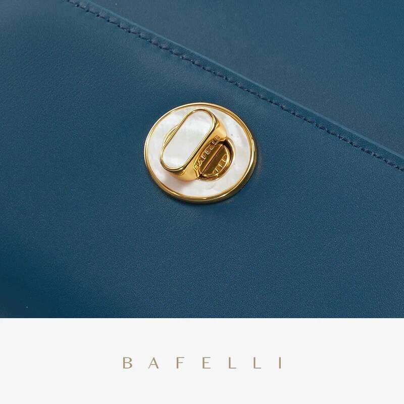 BAFELLI NEW 2025 Women's HANDBAG WINTER WOOL FASHION BENTO EVENING LEATHER ORIGINAL STYLE BRAND PURSE SHOULDER CASUAL