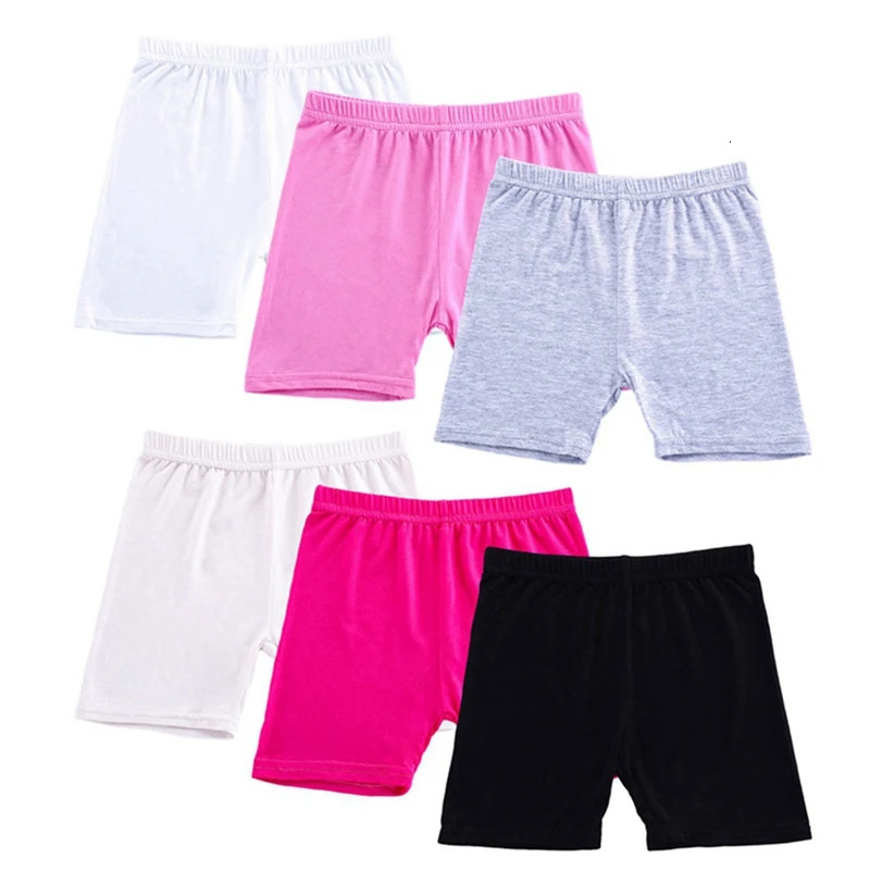 6PCS Kids Cotton Girls Safety Pants Top Quality Short Underwear Children Summer Shorts Underpants For 210Y 250527