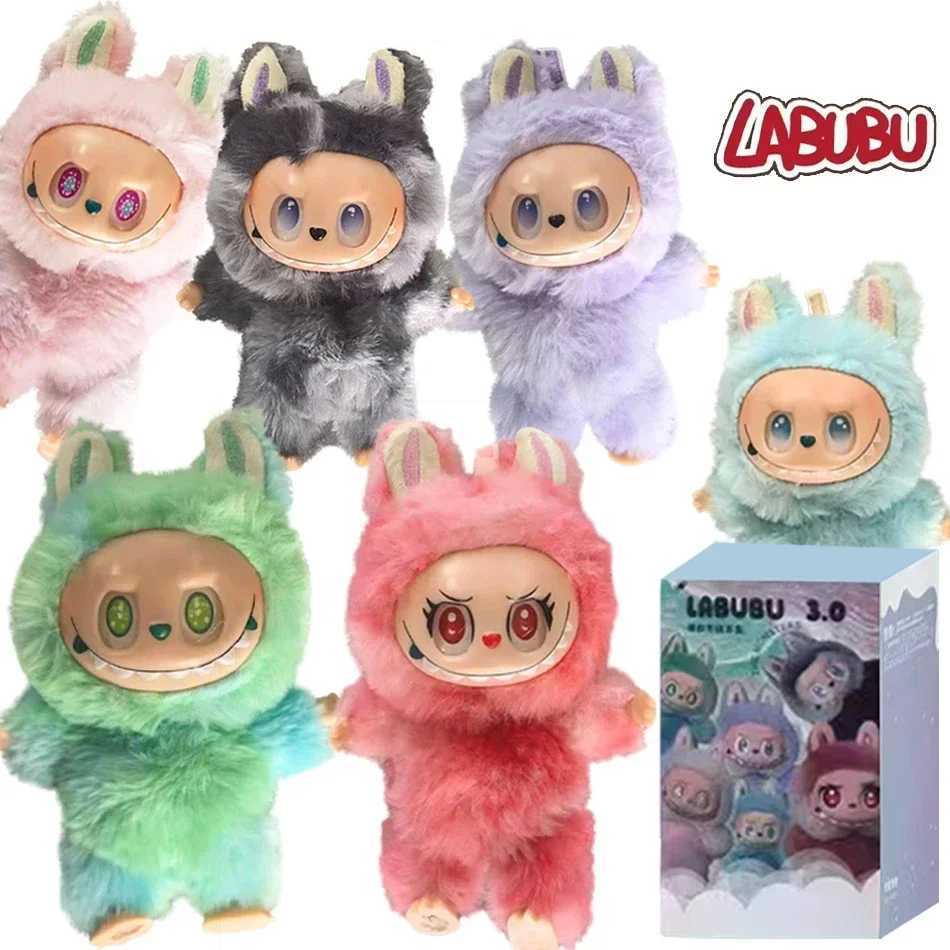 Labubu The Monsters V3 Series Blind Plush Toy Box with Vinyl Base Animated Characters Mysterious Surprise Gift Box M250527
