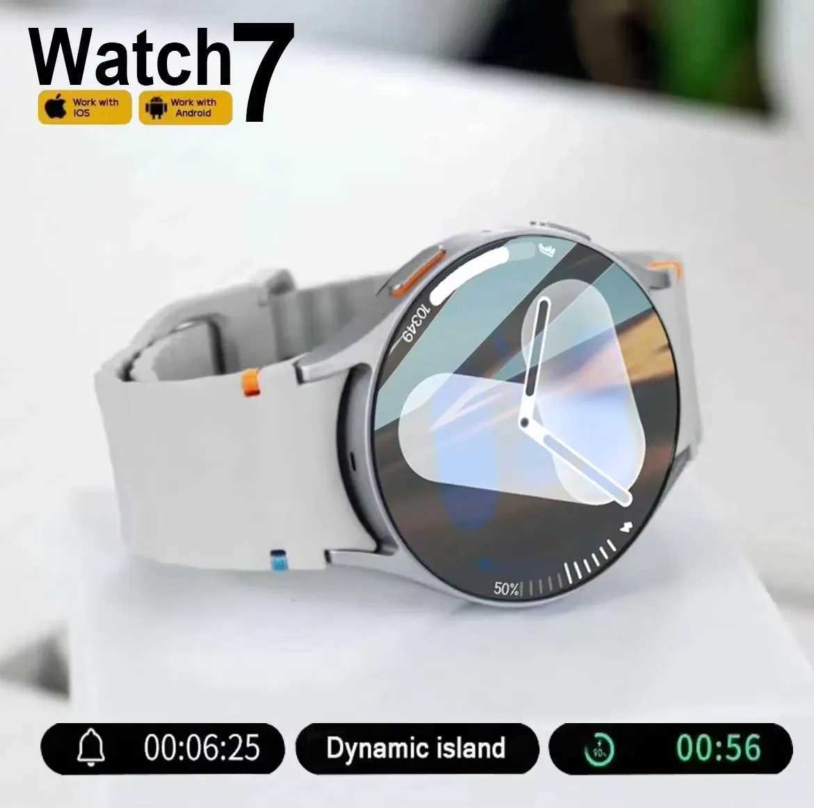 New Galaxy Watch 7 Heart rate monitoring Watch Women etooth Call Smartwatch Men AMOLED GPS Sports Watches Men For Android IOSXJ250513