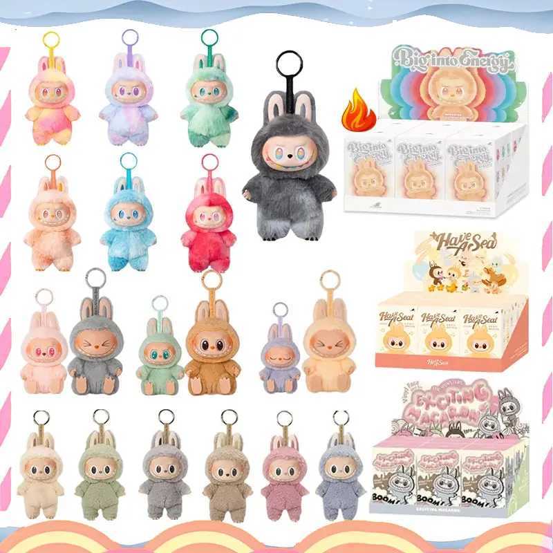 Hot Blind Box Labubu V3 Heartbeat Macaron Enamel The Monsters Face PVC Figurine Tabletop Ornament Kawaii Doll Kid Birthday Gift W250526