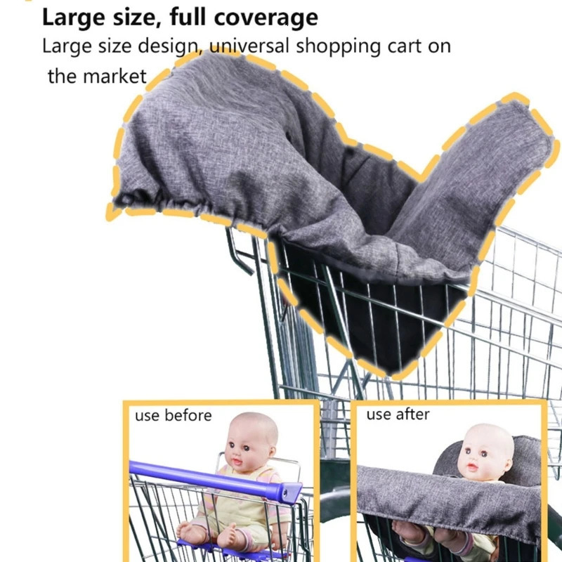 Upgrades Toddler Grocery Cart Cushions Baby Shopping Cover Secure Soft Car Liners Enhances Comfort Protections 250527