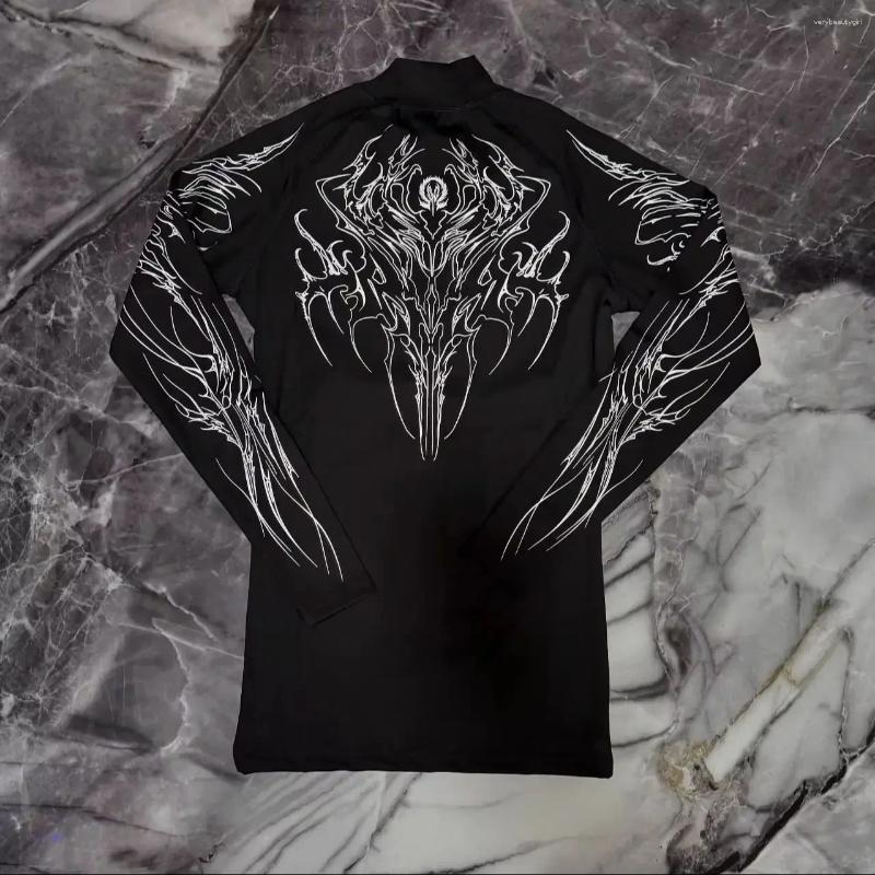 Men's T Shirts 2025 Breathedivinity Compress Shirt Red Gothic Pattern Fitness Summer Breathable Quick Dry Men Gym Sportswear Trendy Tee