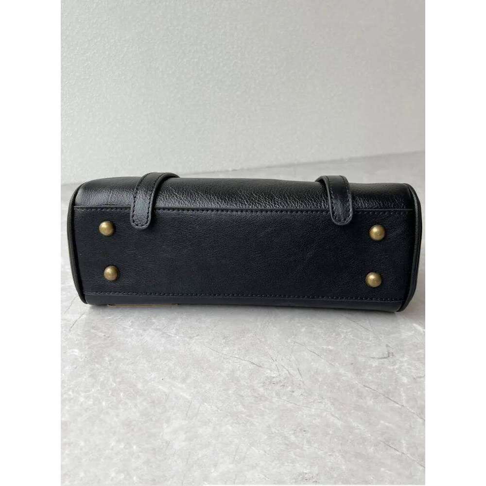 Vintage Shoulder Cowhide Genuine Leather Messenger Bag Women Tote Handbag Hasp Casual Office Ladies Single Crossbody Bags