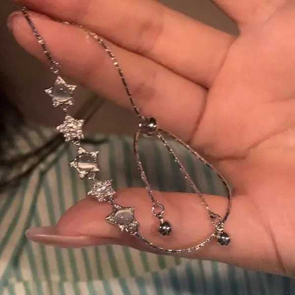 Sweet Imitation Pearl Link Chain Bracelet For Women Girl Elegant Charm Crystal Bowknot Bow Jewelry Female Party Gifts W250526