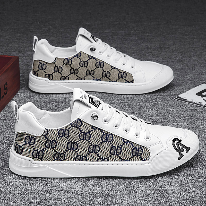2025 New Fashionable Wear resistant Men's Board Shoes Couple Versatile Flat Sneakers Beige Black White Size 39-44 Free Shipping