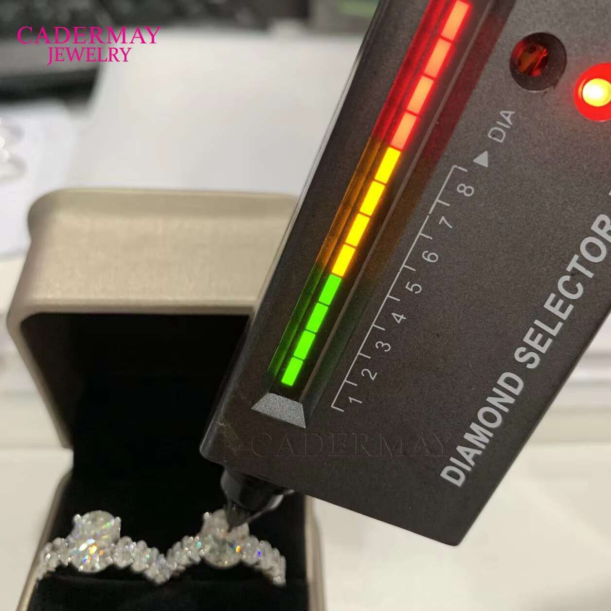 Luxury Custom Oval 8*10mm Fancy Moissanite D VVS1 Pass Diamond Tester Engagement Wedding Rings Brand