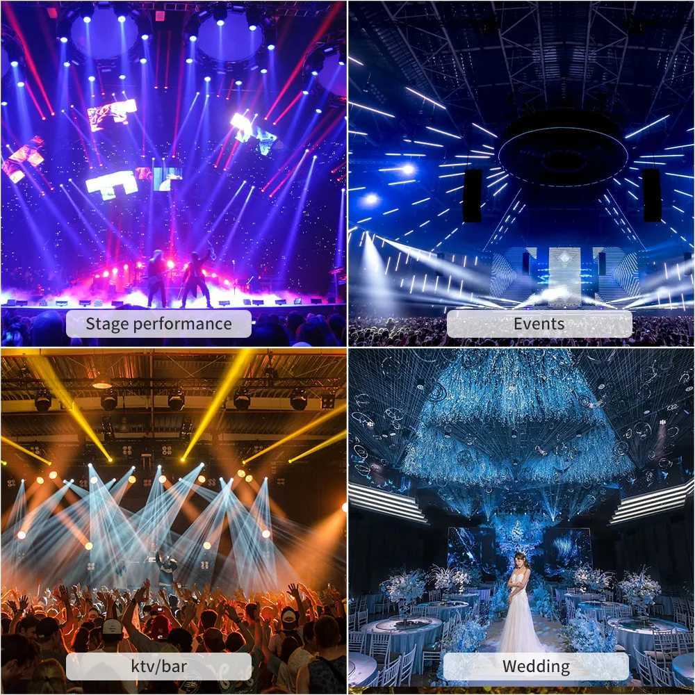 Audience Beam lamp Parti klar Disko klar DJ Hareketli kafa Sahne klar yksek kaliteli nlar sallanan kafa ile DMX512XJ250527