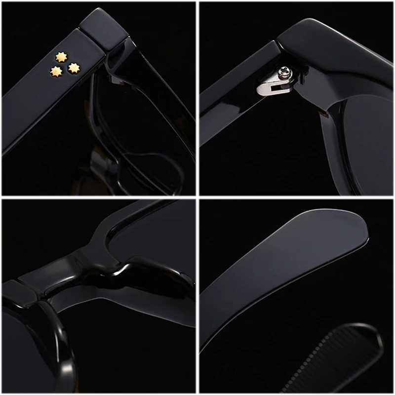 SHAUNA Retro Square Men Rivets Sunglasses Shades UV400 Fashion Women Green Sun Glasses Z250527